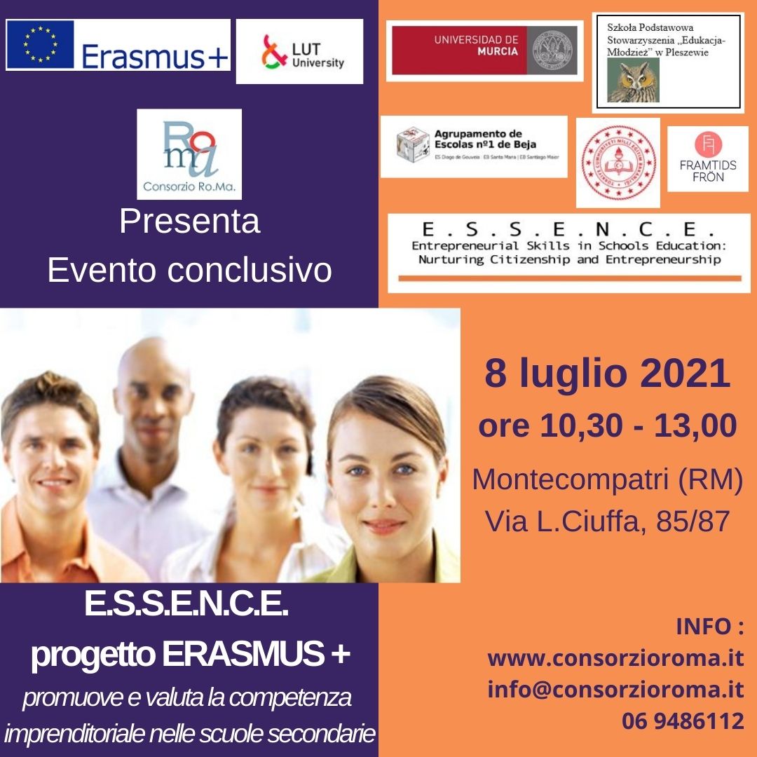Presentazione evento conclusivo progetto europeo E.S.S.E.N.C.E.