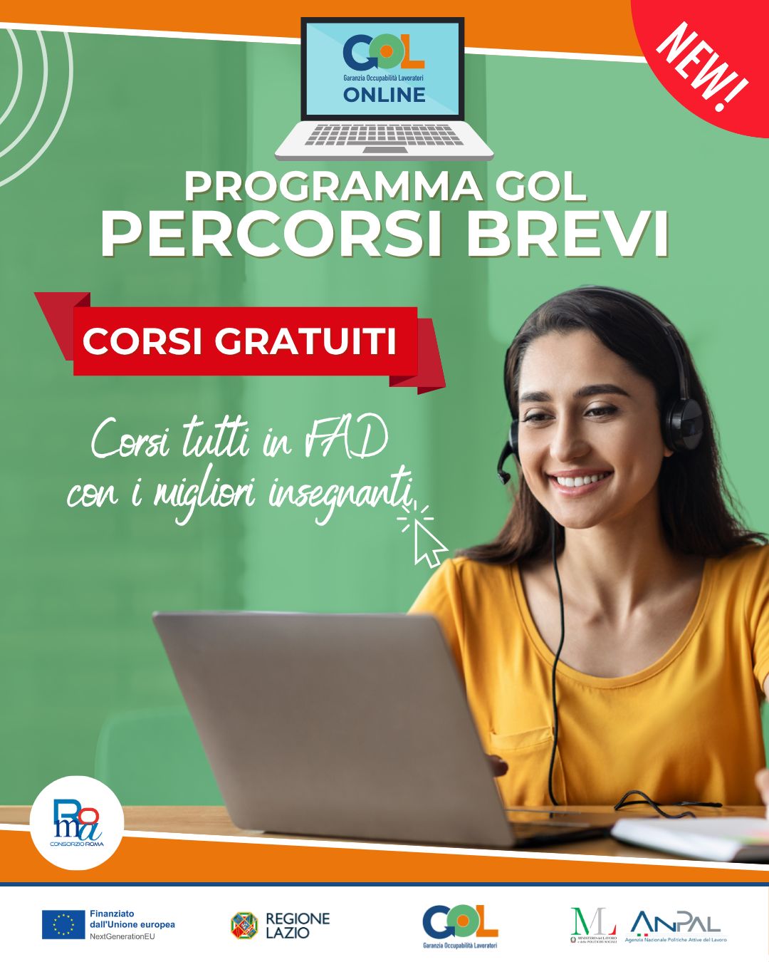 In avvio corsi brevi,  gratuiti e in fad